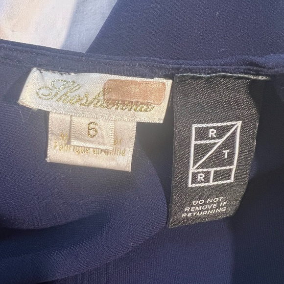 Shoshanna Dinan Navy crochet Midi Dress | 6 - Picture 9 of 12